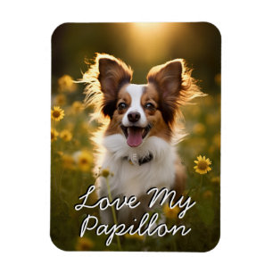 Anpassningsbar Papillon Fridge Magnet
