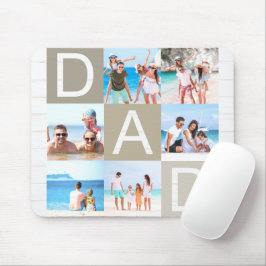 Anpassningsbar Pappa fotokollage Mus Pad Musmatta