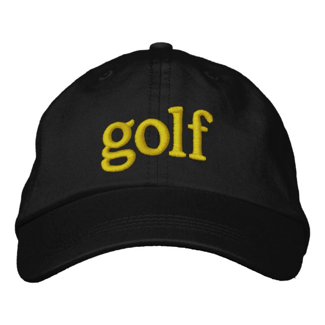 Anpassningsbar Pappa Golf Hat - Personlig Broidera Broderad Keps (Framsida)