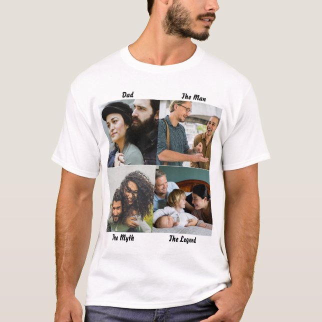Anpassningsbar Pappa människan, myten om foto 4 av T Shirt (Framsida)