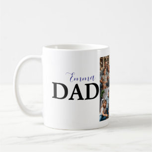 Anpassningsbar Pappa Mugg med foto och barns Namn