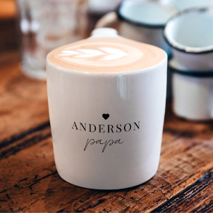 Anpassningsbar Pappa   Personlig New Grandpa Gift Espressomugg