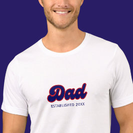 Anpassningsbar Pappa T Shirt