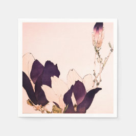 ANPASSNINGSBAR PAPPER NAPKINS JAPANESE IRIS PAPPERSSERVETT