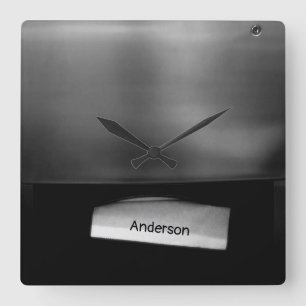 Anpassningsbar Papper tornbehållare Fyrkantig Klocka