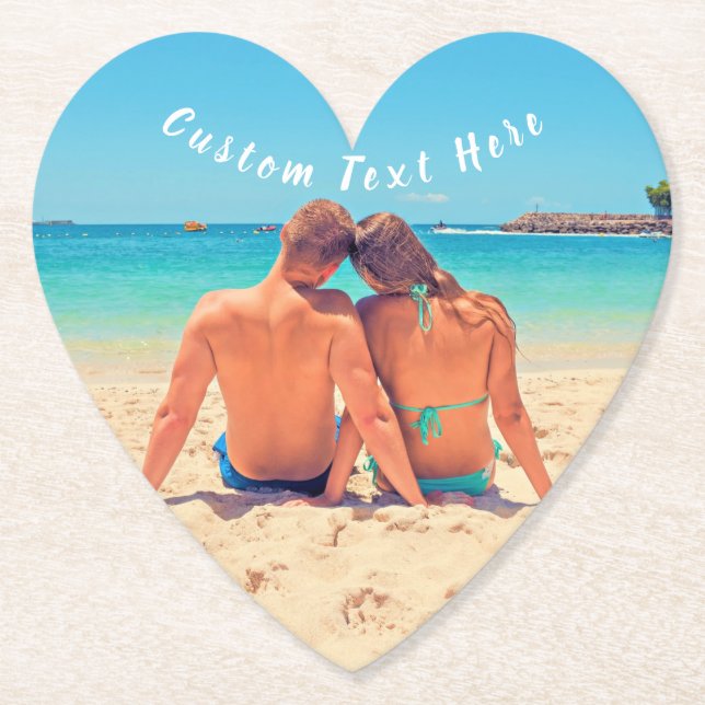 Anpassningsbar Pappert foto Underlägg med Namn (Framsida)