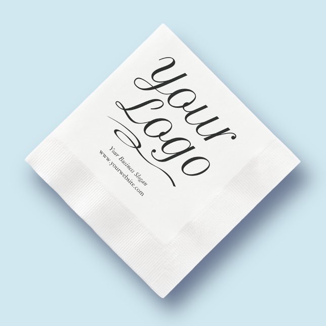 Anpassningsbar Pappra blöjor med Logotyp och kampa Pappersservett (MISOOK White Napkin with Logo)