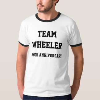 Anpassningsbar Par-årsfirandet Shirt T-shirt