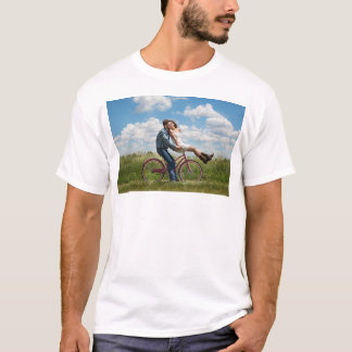 Anpassningsbar par foto t shirt