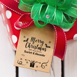 Anpassningsbar par God jul med kärlek, Stämpel
