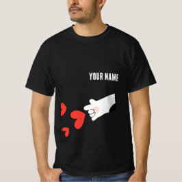 Anpassningsbar par set Kärlek-stråle T Shirt