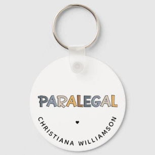 Anpassningsbar Paralegal Legal Assistant Gifts Nyckelring