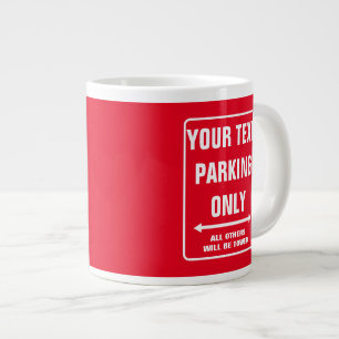 Anpassningsbar PARKERAR ENDAST lustigt jumboraffe Jumbo Mugg