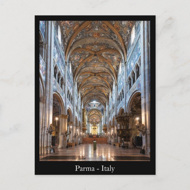 Anpassningsbar: Parma Cathedral, Italien Postcard Vykort (Framsida)