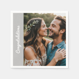 "Anpassningsbar Party Napkin - Redigerbar bild och Pappersservett