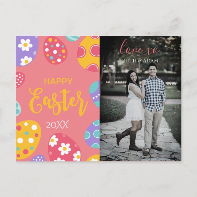 Anpassningsbar Påsk vykort (Framsida)