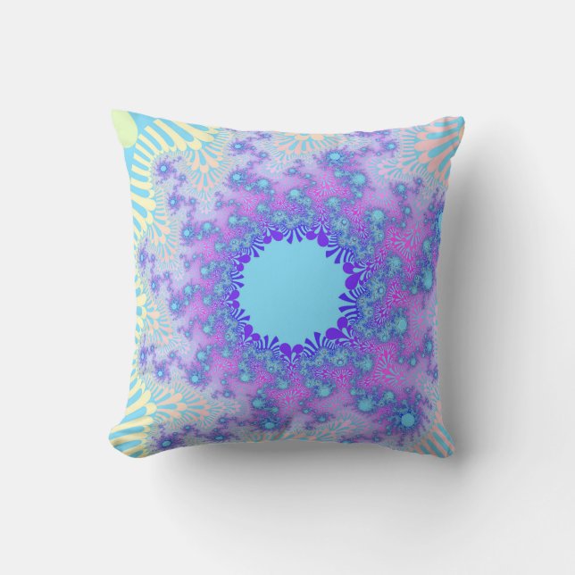 Anpassningsbar Pastel Himlar Sunburst Dekorativ ku Kudde (Framsida)
