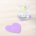 Anpassningsbar Pastel Mauve Solid Färg minimalist  Underlägg Papper<br><div class="desc">Lovable Light vår lila mauve färg. Minimalistisk enkel modern trendig chic stil pastellaaestetik i lavender solid färg. Mauve home decor,  mauve aestesideor,  mauve-kök,  mauve färg.</div>