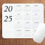 Anpassningsbar Pastel Mint 2025 Calendar Musmatta<br><div class="desc">Omvandla arbetsytan med den här anpassningsbarna pastel mint 2025-kalendermusmattan, blandar elegans och praktisk användning. Den mjuka bakgrunden för pastellmint, parad med en elegant kalenderdesign för hela fullt, gör att ditt skrivbord blir lite sofistikerat. Den här musknappen är perfekt för att hålla data inom räckhåll, och den säkerställer även en mjuk...</div>