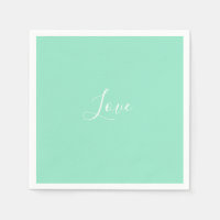 Anpassningsbar Pastel Mint Solid Färg minimalist B