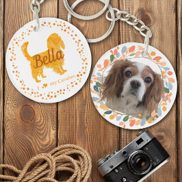 Anpassningsbar Pastel Orange Cavalier Silhouette K