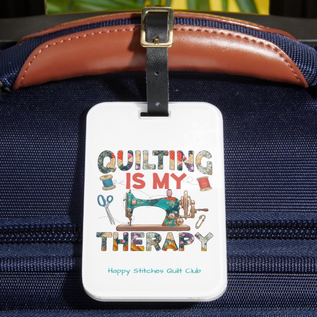 Anpassningsbar Patchwork Quiling Therapy Bag och Bagagebricka (Framsida Insitu 2)