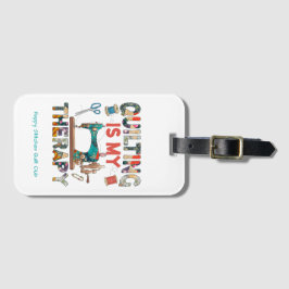Anpassningsbar Patchwork Quiling Therapy Bag och Bagagebricka