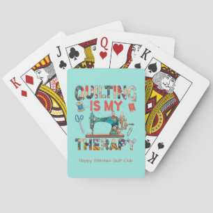 Anpassningsbar Patchwork Quiling Therapy Casinokort
