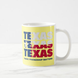 Anpassningsbar Patriotic TEXAS FLAGGA Kaffemugg