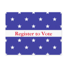 Anpassningsbar Patriotiskt register för röstkort