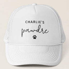 Anpassningsbar Pawdre Typography Hund Pappa New Hu Keps