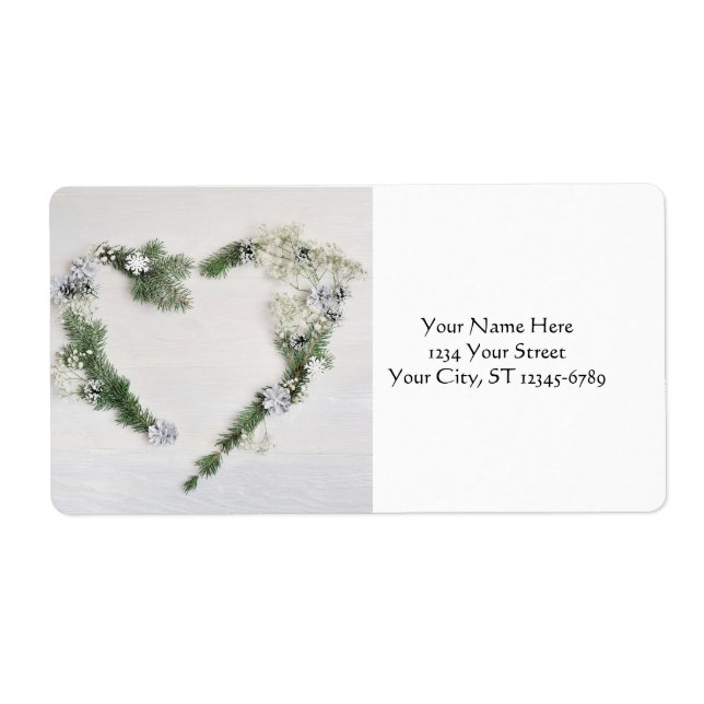 Anpassningsbar Peace, Joy och Kärlek Heart Fraktsedel (Framsidan)