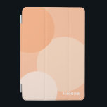 Anpassningsbar Peach Fuzz iPad Mini Skydd<br><div class="desc">Anpassningsbar persikofuzz ipad cover med enkla geometriska former. Teckensnittet,  teckensnittet storlekt och färg kan ändras genom att klicka på "Anpassa ytterligare".</div>