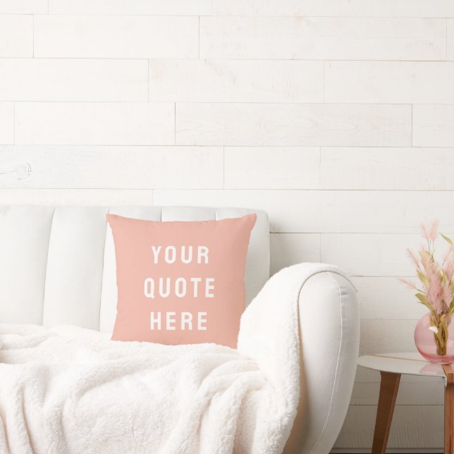 Anpassningsbar Peach Nursery Personlig din offert  Kudde (Soffa)