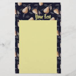 Anpassningsbar Pear Moody  Brevpapper