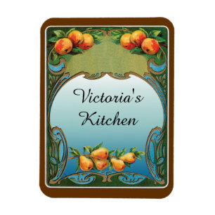 Anpassningsbar Pears Deco Art Magnets Magnet