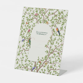 Anpassningsbar Pedestal-tecken | Visningen bröllop