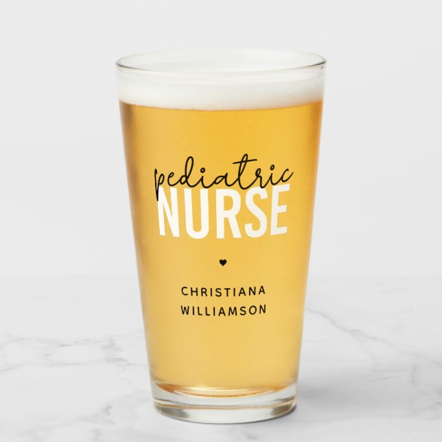 Anpassningsbar Pediatriska sjuksköterskor Förskriv Glaskopp (Framsida fylld)