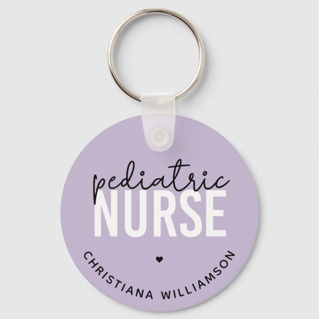 Anpassningsbar Pediatriska sjuksköterskor Förskriv Nyckelring (Framsida)