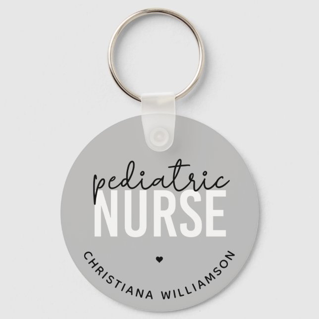 Anpassningsbar Pediatriska sjuksköterskor Förskriv Nyckelring (Framsida)