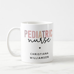 Anpassningsbar Pediatriska sjuksköterskor PEDS Sju Kaffemugg