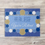 Anpassningsbar Pension Jigszawa Puzzle Pussel<br><div class="desc">Retiree-presentidé</div>