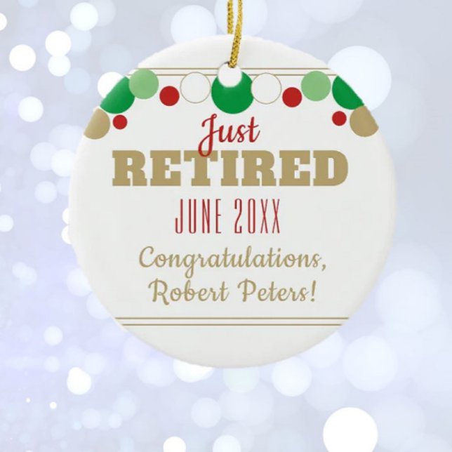 Anpassningsbar pension ornament (Skapare uppladdad)