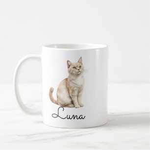 anpassningsbar Perfekt för katt på kattdag Kaffemugg