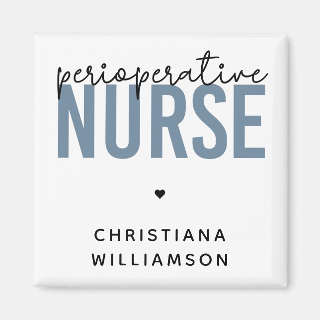 Anpassningsbar Perioperativ Nurse RN- eller Nurse- Magnet (Framsidan)