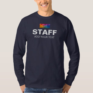 Anpassningsbar Personal Company Logotyp Text Manar T Shirt
