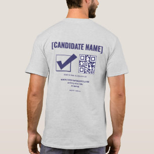 Anpassningsbar personalstyrka för politiska Kampan T Shirt