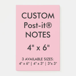 Anpassningsbar personifierade 4" x 6" Postar-it® Post-it Block