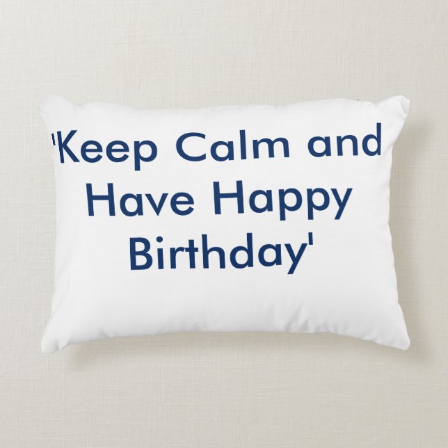 anpassningsbar personifierar årsdagöde öde prydnadskudde (Framsidan)