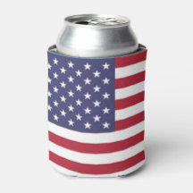 Anpassningsbar Personlig American Flagga Can Coole